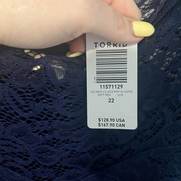 Torrid | Lace Dress | NWT | Size 22 - Picture 7 of 8